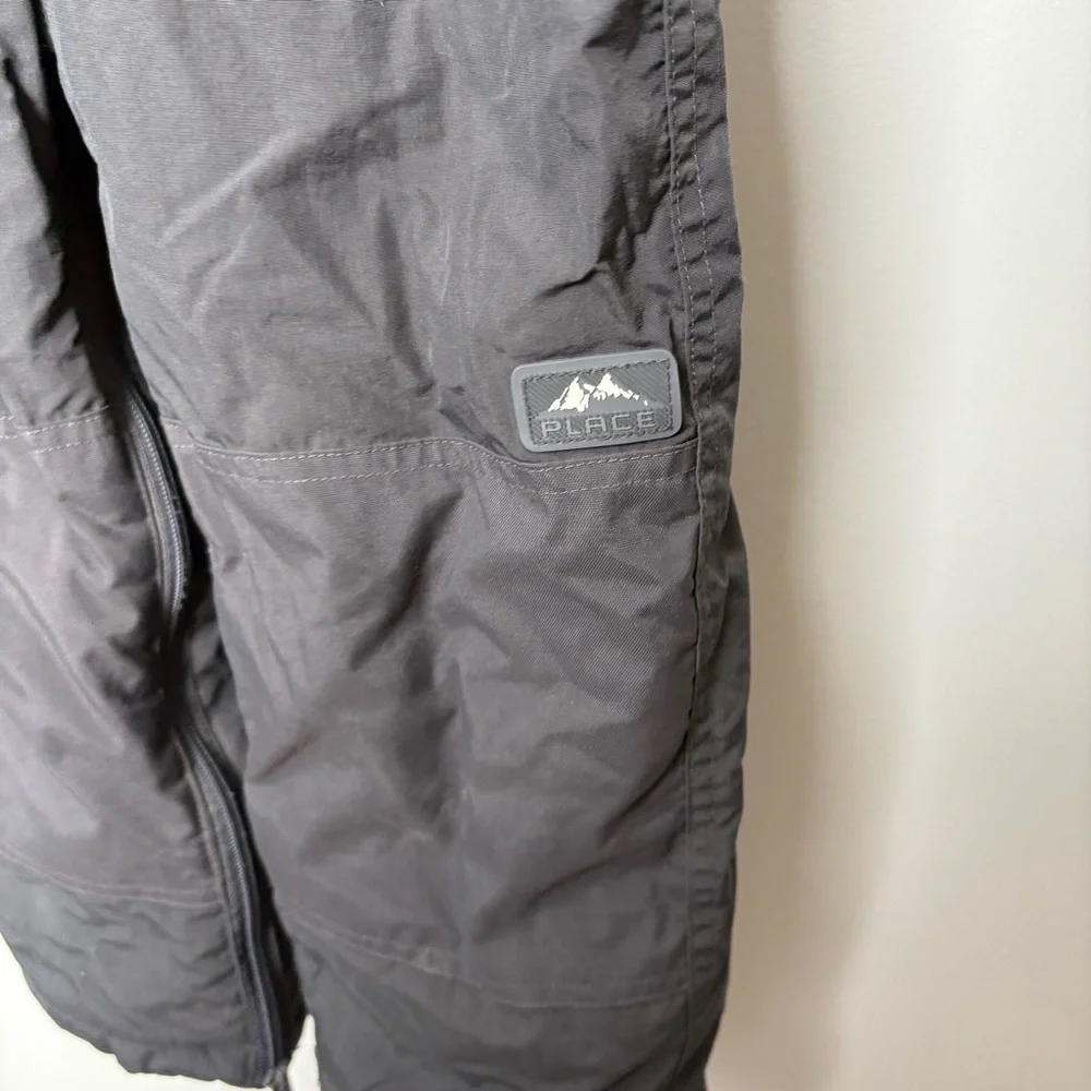 The Children’s Place Thermolite Gray Fleece Lined Snow Suit